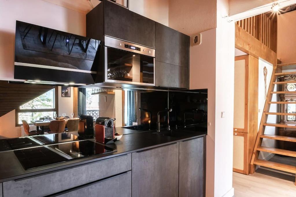 Bel Appartement Entier En Style Chalet A Chamonix Dış mekan fotoğraf