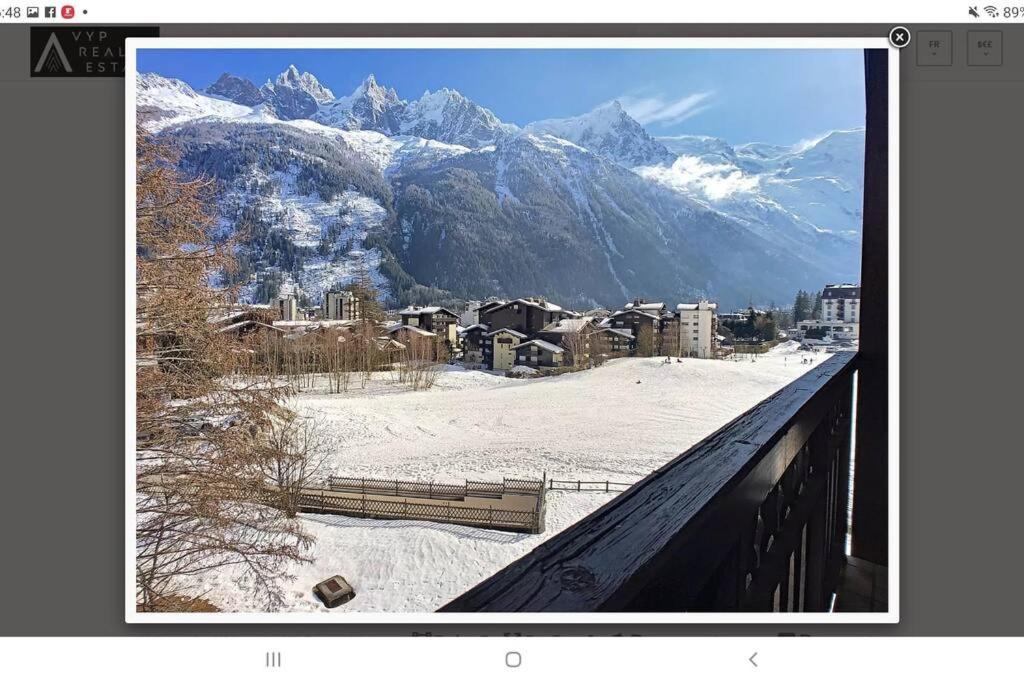 Bel Appartement Entier En Style Chalet A Chamonix Dış mekan fotoğraf