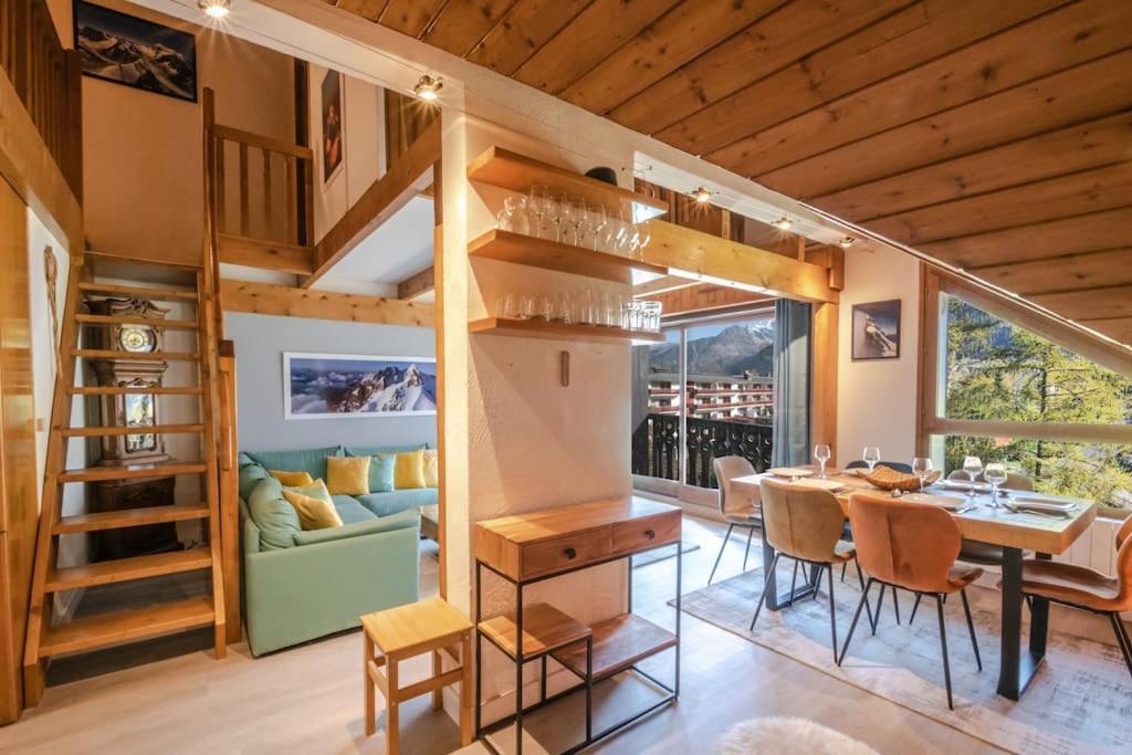 Bel Appartement Entier En Style Chalet A Chamonix Dış mekan fotoğraf