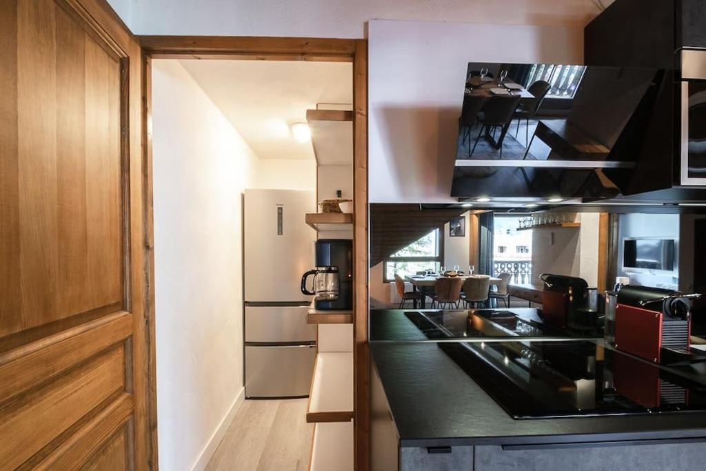 Bel Appartement Entier En Style Chalet A Chamonix Dış mekan fotoğraf