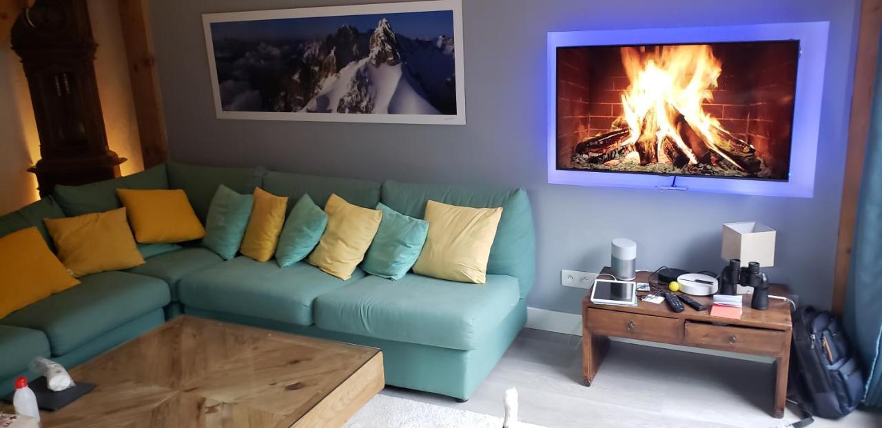 Bel Appartement Entier En Style Chalet A Chamonix Dış mekan fotoğraf